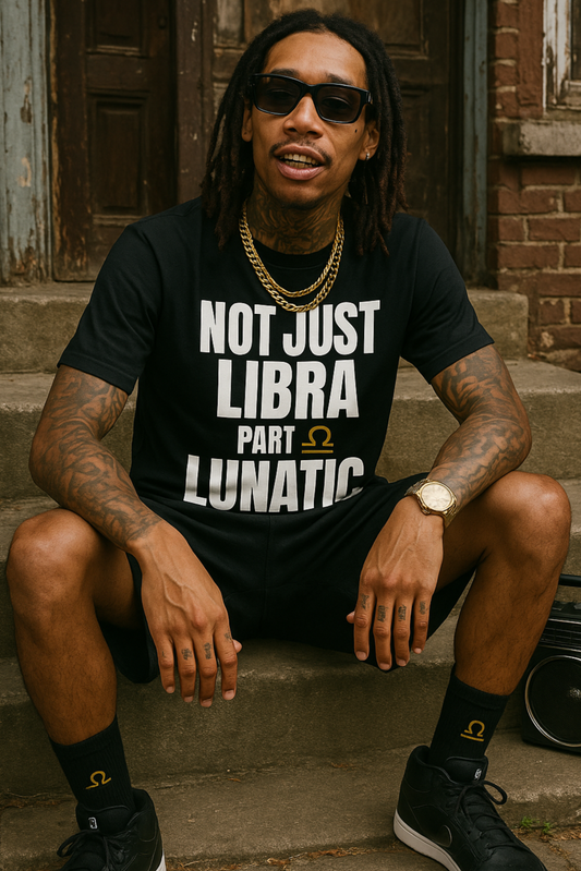 NOT JUST LIBRA PART LUNATIC TEE